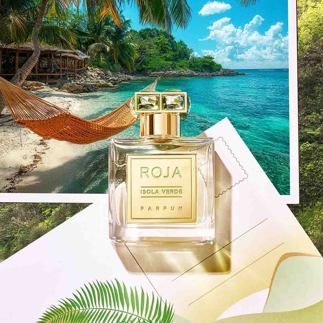 Isola Verde Parfum - Isola Collection | ROJA - Image Banner A Heavenly island with translucent