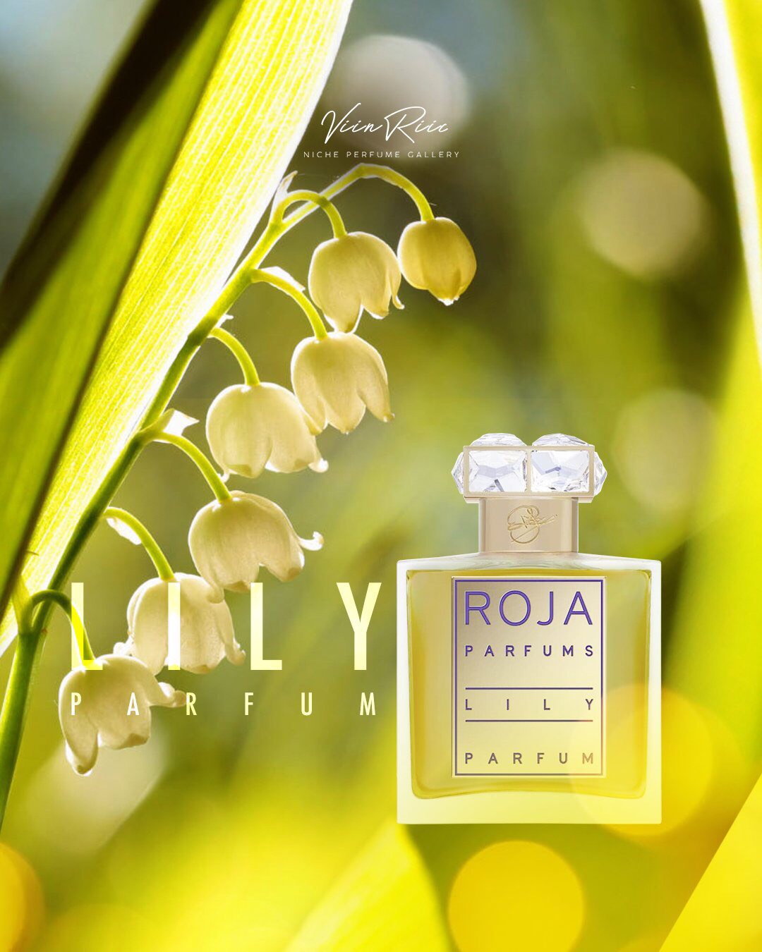 Lily ROJA Parfums crystallizes from flowers that possess the scent of luck