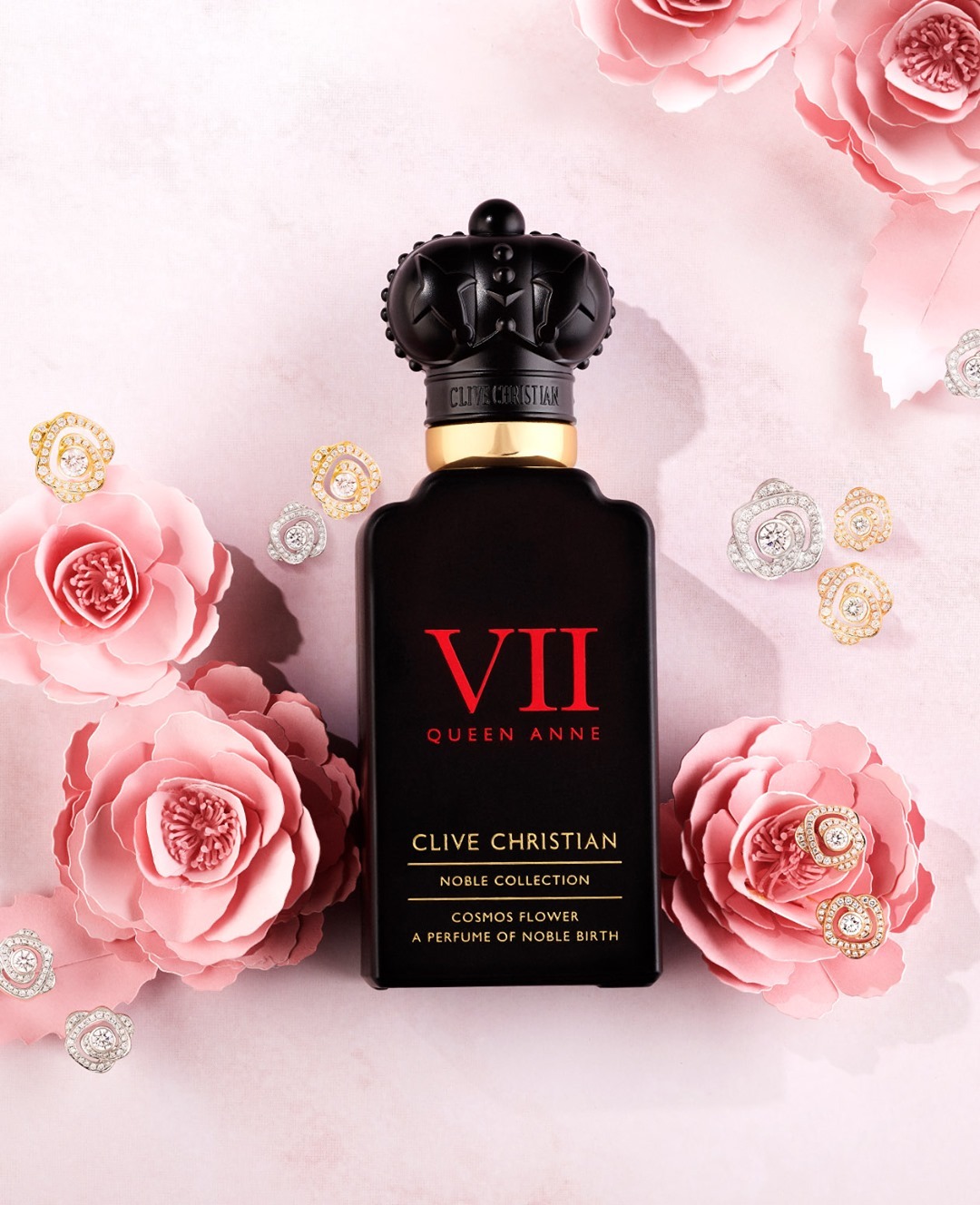 VII Queen Anne Cosmos Flower Noble Collection Image Banner Clive Christian Perfume