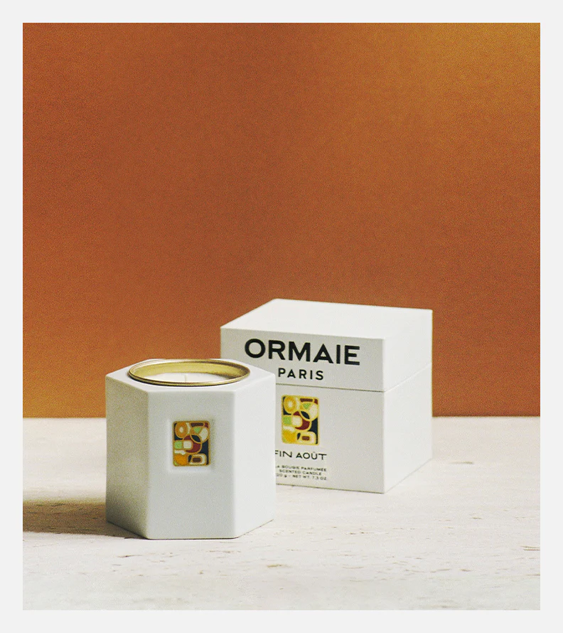 Fin Août Candle Boxpackaging The Candle ORMAIE Paris Image Cover