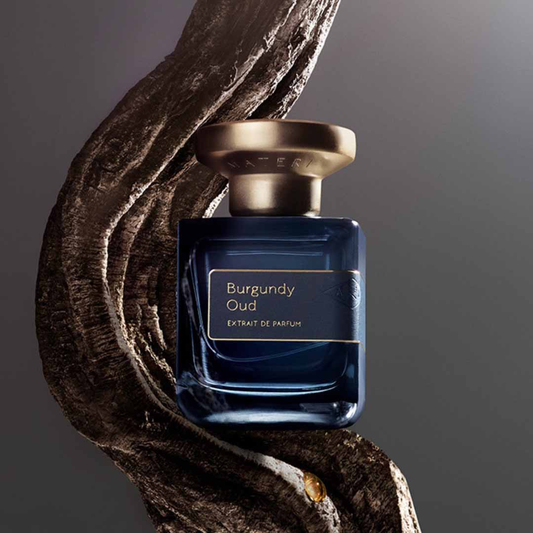 Burgundy Oud - Extrait de Parfum | Atelier Materi - Image Interpretation of Oud wood