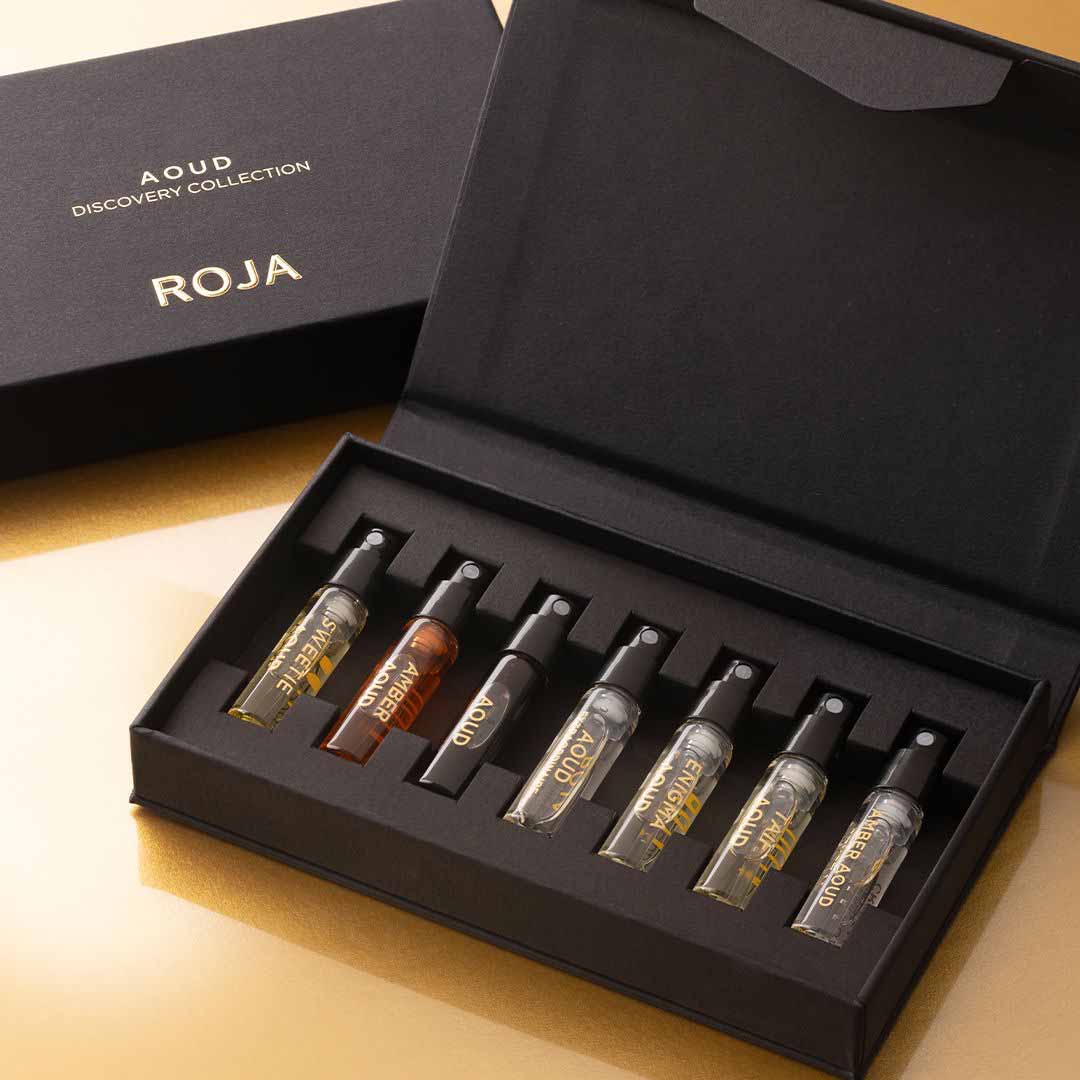 ROJA | Discovery Collection - The Aoud Discovery Collection 7 x 2ml - Image Banner Box The Aoud Discovery Collectiion 7 x 2ml - Image Banner Box - Discovery Collection | ROJA - VRGaleries