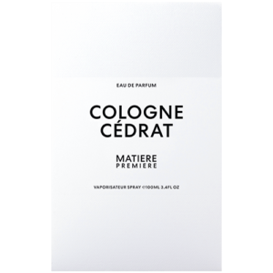 Cologne Cedrat EDP 100ml - Boxpackaging - Eau de Parfum | Matiere Premiere - VRGaleries