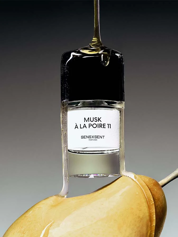 Musk À La Poire 11 - Extrait de Parfum | Sensxsent Parfums - Image Comice Pear Ice-Cream